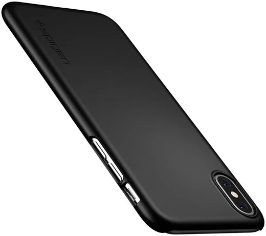 Spigen Thin Fit Case Apple iPhone XS Black afbeelding 4