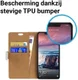 Huawei P Smart Plus Portemonnee Hoesje met Boom Print Blauw afbeelding 5