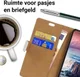 Huawei P Smart Plus Portemonnee Hoesje met Boom Print Blauw afbeelding 3