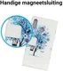 Huawei P Smart Plus Portemonnee Hoesje met Boom Print Blauw afbeelding 4