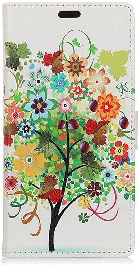 Huawei P Smart Plus Portemonnee Hoesje met Boom Print Groen afbeelding 1