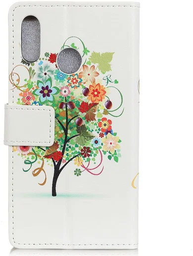 Huawei P Smart Plus Portemonnee Hoesje met Boom Print Groen afbeelding 9