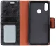 Huawei P Smart Plus Portemonnee Hoesje Echt Leer Zwart afbeelding 7
