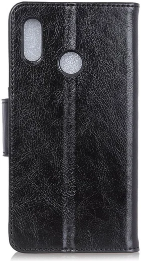 Huawei P Smart Plus Portemonnee Hoesje Echt Leer Zwart afbeelding 10