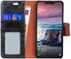 Huawei P Smart Plus Portemonnee Hoesje Echt Leer Zwart afbeelding 2