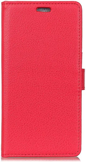 Huawei P Smart Plus Hoesje met Kaarthouder Rood afbeelding 1