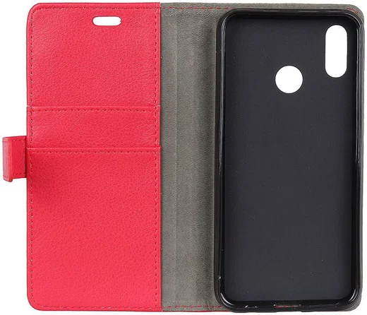 Huawei P Smart Plus Hoesje met Kaarthouder Rood afbeelding 7