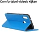 Huawei P Smart Plus Hoesje met Kaarthouder Blauw afbeelding 6