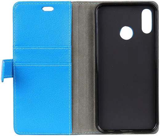 Huawei P Smart Plus Hoesje met Kaarthouder Blauw afbeelding 7