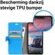 Huawei P Smart Plus Hoesje met Kaarthouder Blauw afbeelding 4