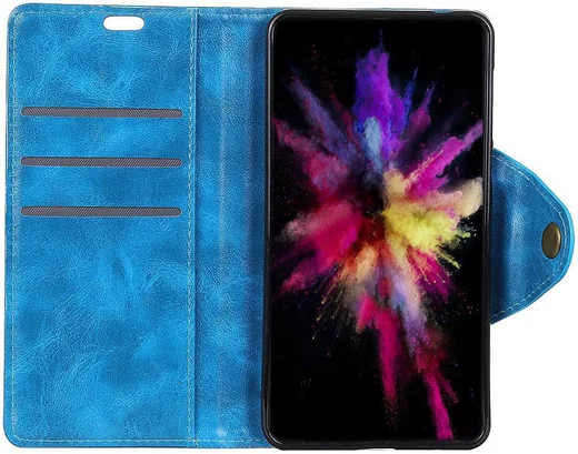 Huawei P Smart Plus Portemonnee Hoesje Blauw afbeelding 2