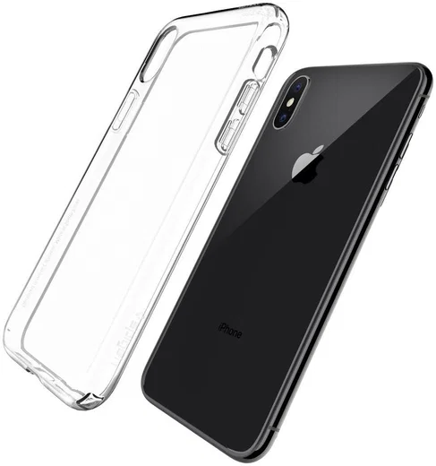 Spigen Liquid Crystal Apple iPhone XS Hoesje Clear afbeelding 5