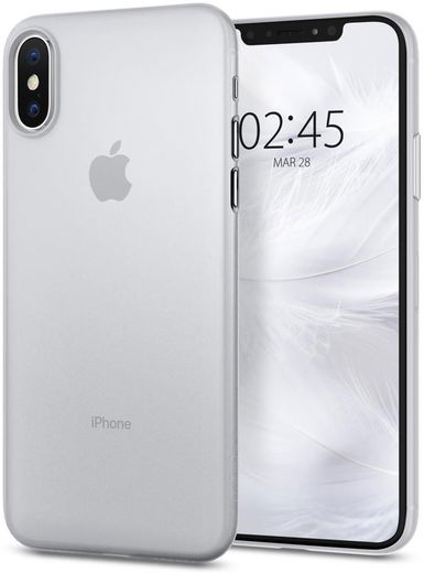 Spigen AirSkin Apple iPhone XS Case Clear afbeelding 1