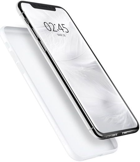 Spigen AirSkin Apple iPhone XS Case Clear afbeelding 2