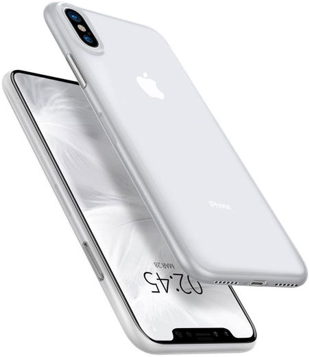 Spigen AirSkin Apple iPhone XS Case Clear afbeelding 4