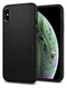 Spigen Liquid Air Apple iPhone XS Hoesje Back Cover Matte Zwart afbeelding 1