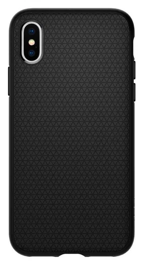 Spigen Liquid Air Apple iPhone XS Hoesje Back Cover Matte Zwart afbeelding 6