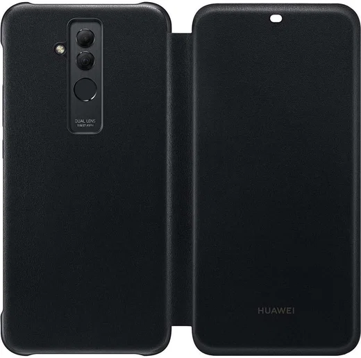 Huawei Mate 20 Lite Originele Flip Cover Zwart afbeelding 2
