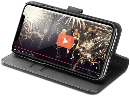 Spigen Wallet S Flip Case Apple iPhone XS Black afbeelding 6