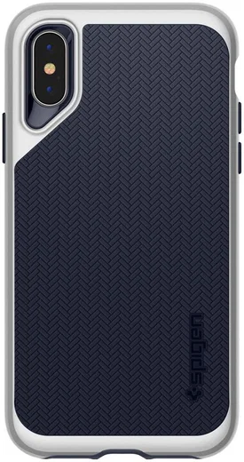 Spigen Neo Hybrid Hoesje Apple iPhone XS Satin Silver afbeelding 6
