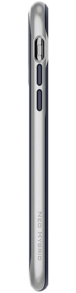Spigen Neo Hybrid Hoesje Apple iPhone XS Satin Silver afbeelding 8