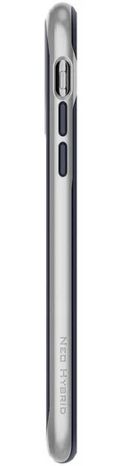 Spigen Neo Hybrid Hoesje Apple iPhone XS Satin Silver afbeelding 8