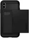 Spigen Slim Armor Card Holder Case Apple iPhone XS Hoesje Zwart afbeelding 6