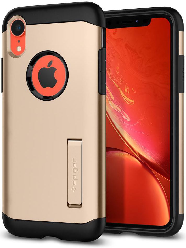 Spigen Slim Armor Hoesje Apple iPhone XR Champagne Gold afbeelding 1