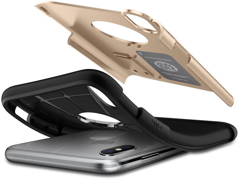Spigen Slim Armor Hoesje Apple iPhone XR Champagne Gold afbeelding 3