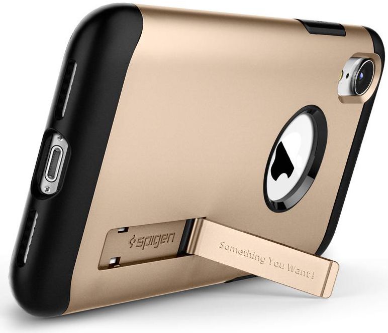 Spigen Slim Armor Hoesje Apple iPhone XR Champagne Gold afbeelding 5