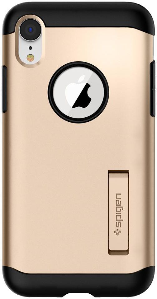 Spigen Slim Armor Hoesje Apple iPhone XR Champagne Gold afbeelding 6