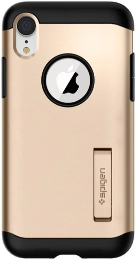 Spigen Slim Armor Hoesje Apple iPhone XR Champagne Gold afbeelding 6