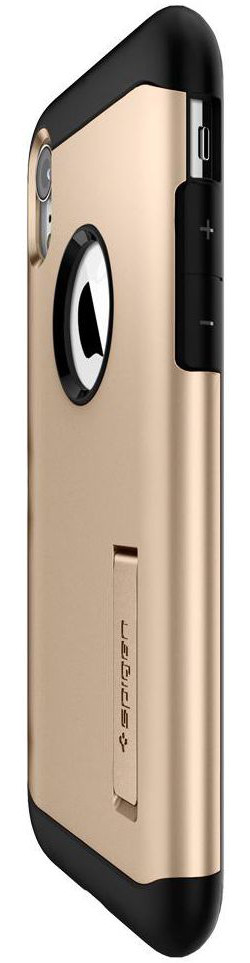 Spigen Slim Armor Hoesje Apple iPhone XR Champagne Gold afbeelding 7