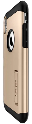 Spigen Slim Armor Hoesje Apple iPhone XR Champagne Gold afbeelding 7