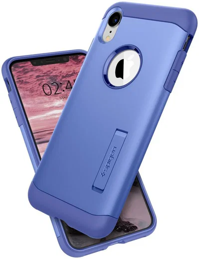 Spigen Slim Armor Hoesje Apple iPhone XR Violet afbeelding 2