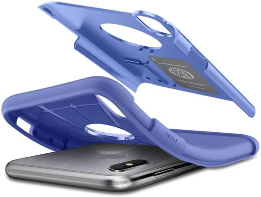 Spigen Slim Armor Hoesje Apple iPhone XR Violet afbeelding 3