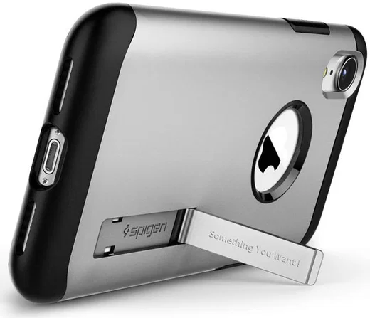 Spigen Slim Armor Hoesje Apple iPhone XR Satin Silver afbeelding 5