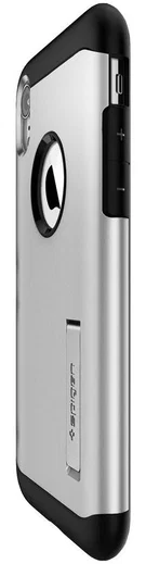 Spigen Slim Armor Hoesje Apple iPhone XR Satin Silver afbeelding 7