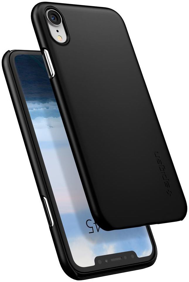 Spigen Thin Fit Case Apple iPhone XR Black afbeelding 2
