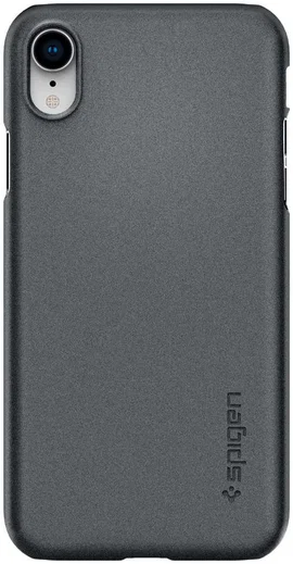 Spigen Thin Fit Case Apple iPhone XR Graphite Grey afbeelding 4