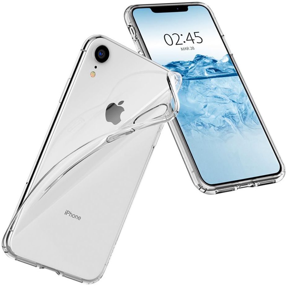 Spigen Liquid Crystal Apple iPhone XR Hoesje Crystal Clear afbeelding 2
