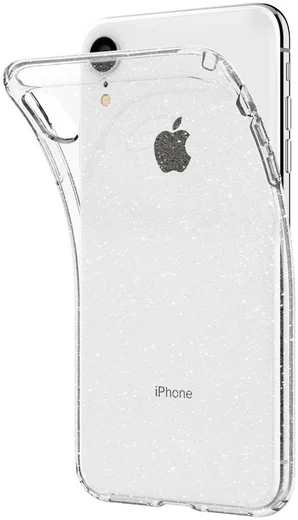 Spigen Liquid Crystal Apple iPhone XR Hoesje Crystal Glitter Quartz afbeelding 3