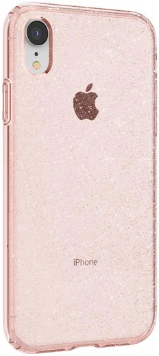 Spigen Liquid Crystal Apple iPhone XR Hoesje Crystal Glitter Rose afbeelding 5