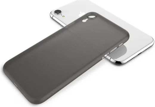 Spigen Air Skin Case Apple iPhone XR Zwart afbeelding 4