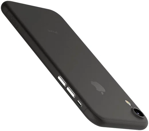 Spigen Air Skin Case Apple iPhone XR Zwart afbeelding 5