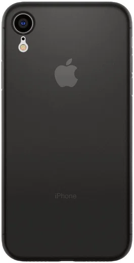 Spigen Air Skin Case Apple iPhone XR Zwart afbeelding 6