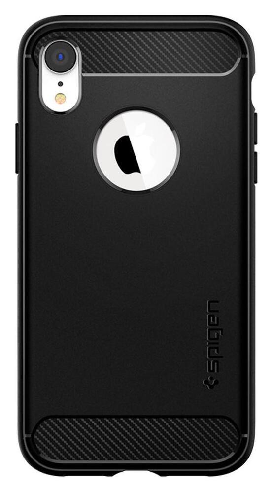 Spigen Rugged Armor Apple iPhone XR Hoesje Matte Black afbeelding 12