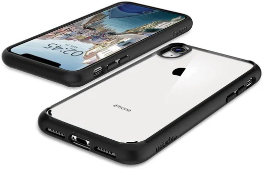 Spigen Ultra Hybrid Hoesje Apple iPhone XR Matte Black afbeelding 3