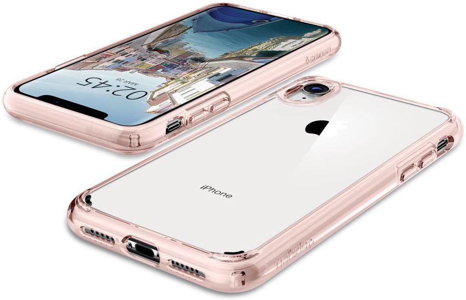 Spigen Ultra Hybrid Hoesje Apple iPhone XR Rose Crystal afbeelding 3