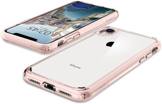 Spigen Ultra Hybrid Hoesje Apple iPhone XR Rose Crystal afbeelding 3